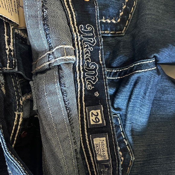 Miss Me Dark Blue Skinny Jeans - Picture 3 of 5